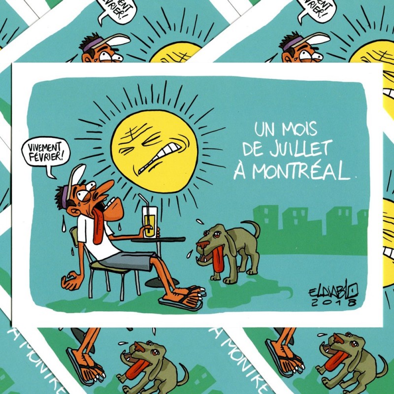 Carte postale "Juillet" (ElDiablo)