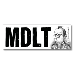 Sticker MDLT pour votre voiture ou taxi (Michel de La Teigne)
