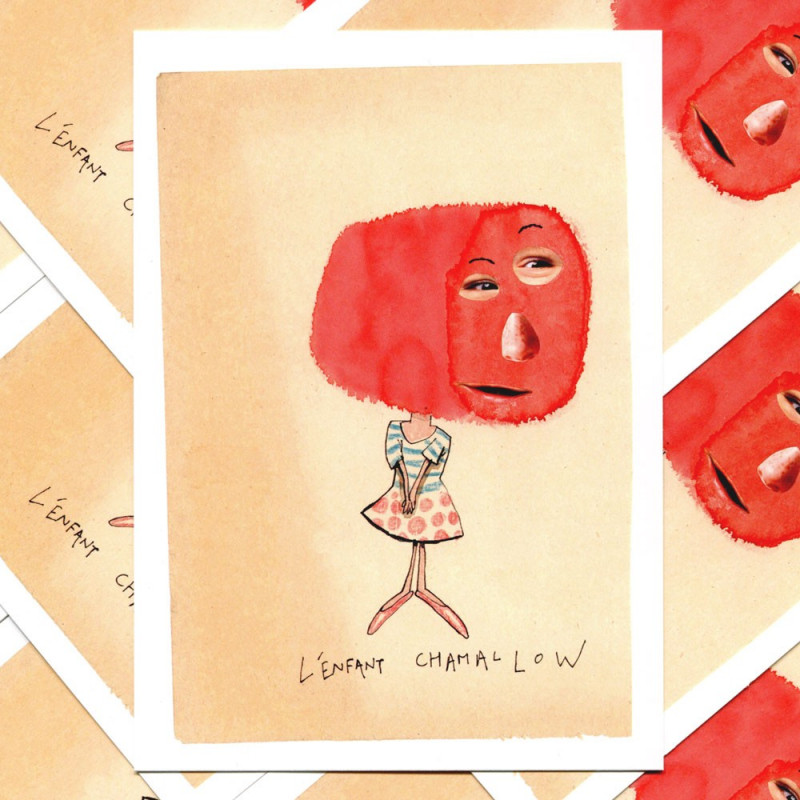 Carte postale "Enfant Chamallow" (Jorge Bernstein & Laurent Houssin)