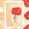 Carte postale "Enfant Chamallow" (Jorge Bernstein & Laurent Houssin)