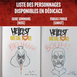 Pack dédicace Hellfest Metal Love + cadeaux !