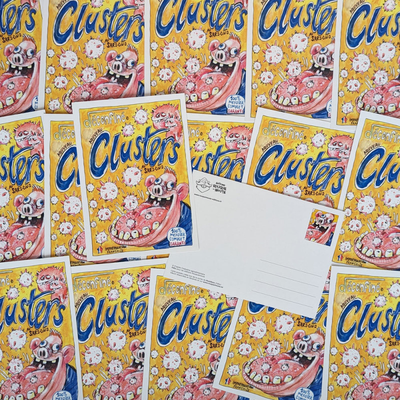 Carte postale "Clusters" (Félix)