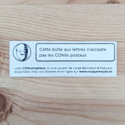 Sticker "CONlis" (Jorge Bernstein & Fabcaro)