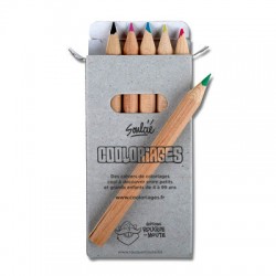 Boîte de 6 crayons de couleur (Soulcié)