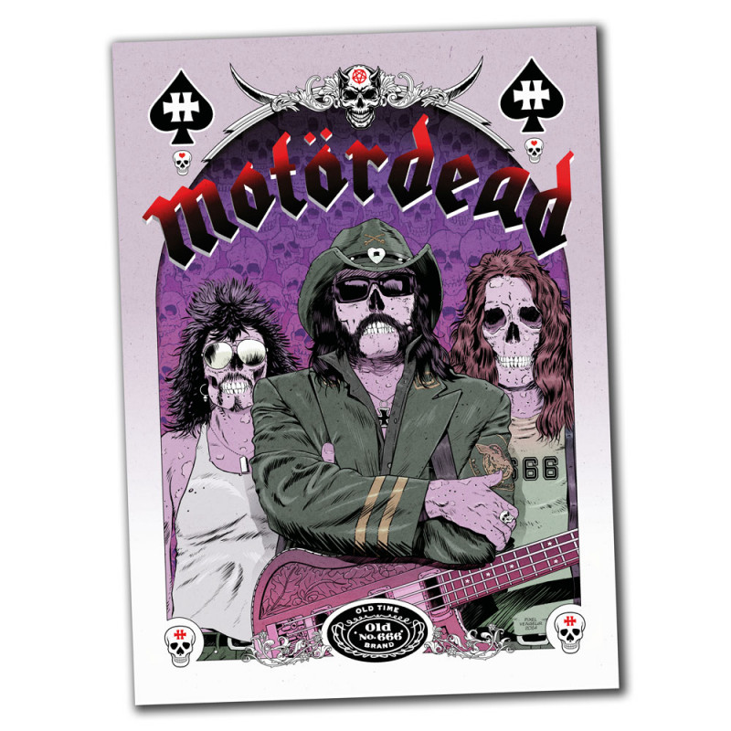 Affiche grand format "Motördead" (57x78cm)