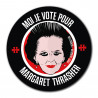 Goodie "Margaret Thrasher" (sticker, badge, décapsuleur)