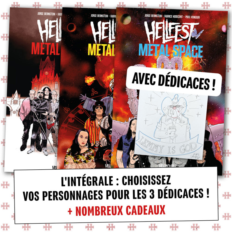 L'intégrale Hellfest Metal dédicacée + cadeaux