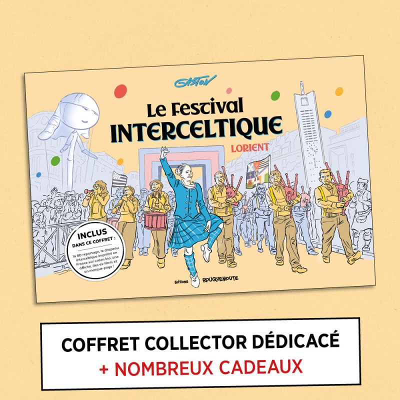 Pack dédicace coffret collector Le Festival Interceltique de Lorient (Gaston)