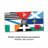 Sticker vinyle Drapeau interceltique