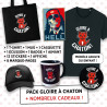 Pack "Gloire à Chaton !" (t-shirt, casquette, mug, écusson...)