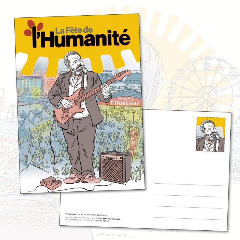 Carte postale La Fête de l'Humanité (Gaston)